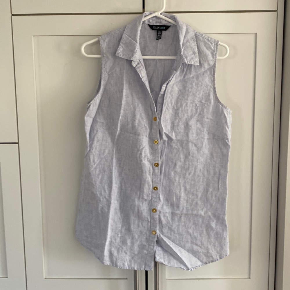 Ellen Tracy Sleeveless Blouse